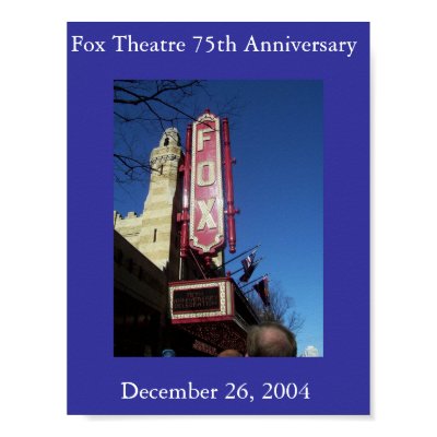 Fox Theatre Posters by Aleeya