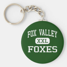 Fox Valley - Foxes - High School - Milton Iowa Key Chain