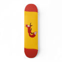 Fox Vintage Design Skateboard by jamierushad Fox Vintage Design Skateboard