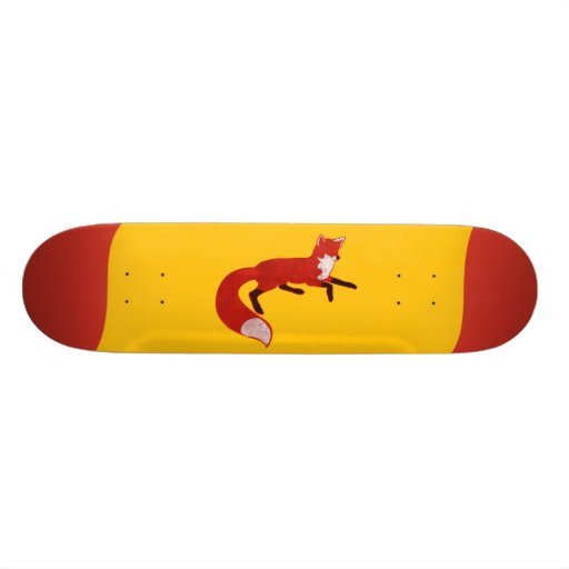 Fox Vintage Design Skateboard Zazzle