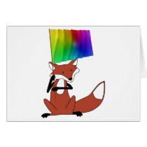 Fox with a Flag cards by wesleyowns Fox with a Flag cards