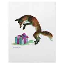 fox with present customized letterhead