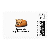 Foxes ate my Homework Stamps
