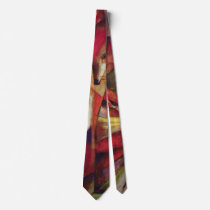 Foxes by Franz Marc, Vintage Expressionism Tie