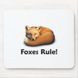 Foxes Rule! Mousepad