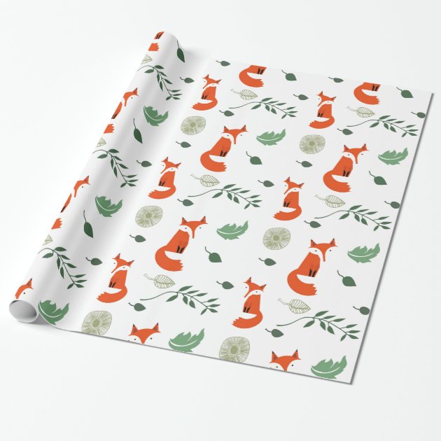 Foxes Wrapping Paper 1/4