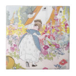 Foxglove Garden, Cottage and Handcart Tile