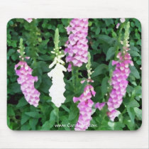Foxgloves Garden Mousepad by CaroleArt Foxgloves Garden Mousepad