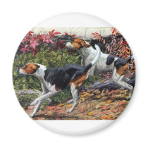 Foxhounds Fridge Magnet