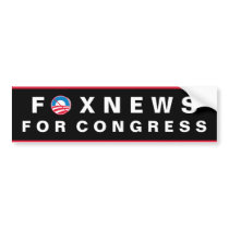 FoxNews for Congress bumper stickers