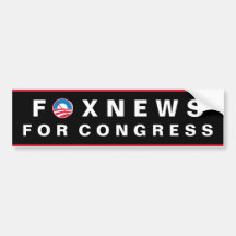 FoxNews for Congress Bumper Sticker