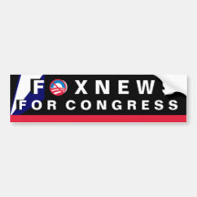 FoxNews for Congress Bumper Stickers