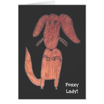 Foxxy Lady dog cards