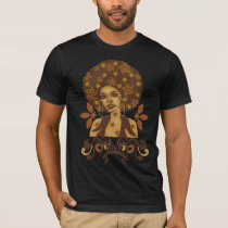 illustrations, soul, funk, music, female, hip, hop, hiphop, retro, girl, cute, funny, art, street, 70s, 80s, foxxy, diva, afro, sista, Shirt with custom graphic design