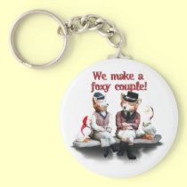Foxy Couple keychains