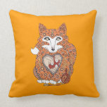 Foxy Decorative Throw Pillow pillows