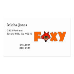 Foxy Fox Business Card