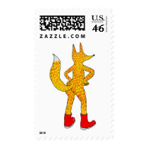 Foxy Fox postage by lukaluka Foxy Fox postage