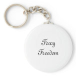 Foxy Freedom band name keychain
