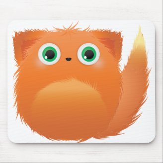 Foxy Furry Monster mousepads