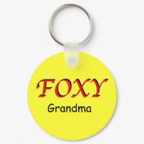 Foxy Grandma Keychain