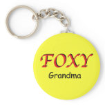 Foxy Grandma Keychain