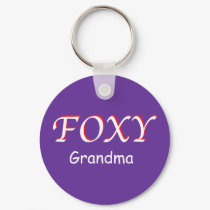Foxy Grandma Keychain