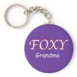 Foxy Grandma Keychain