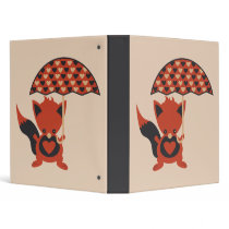 Foxy Hearts Binder