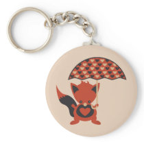 Foxy Hearts Key Chains