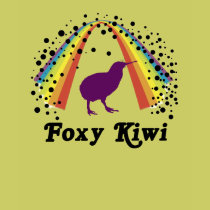 Foxy Kiwi Womens T-Shirt by kiwisoutback Foxy Kiwi Womens T-Shirt