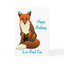 Foxy Lady Birthday Greeting Cards