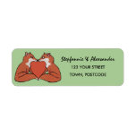 Foxy Love Return Address Label