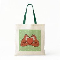 Foxy Love Tote Bag bags
