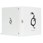 FOXY MONOGRAM  LETTER O WHITE binders
