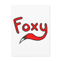 Foxy postcards