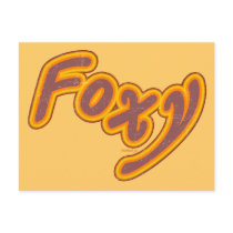 Foxy Postcard