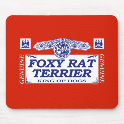 Foxy Rat Terrier Mouse Pads by dogbreedz