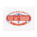 Foxy Rat Terrier postcards by GenuineDogOwner Foxy Rat Terrier postcards