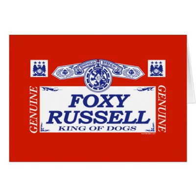 Foxy Russell Card by dogbreedz