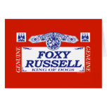Foxy Russell cards