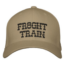 Fr8ght Train embroidered hats by fancyface Fr8ght Train embroidered hats
