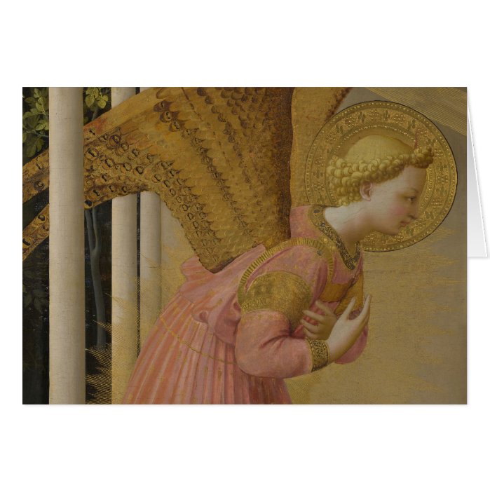 Fra Angelico Annunciation angel CC0817 Greeting Card
