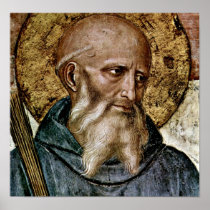Fra Angelico - Head of St Benedict Print