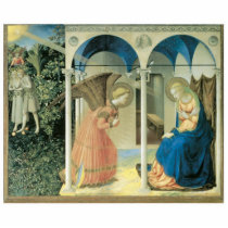 Fra Angelico - The Annunciation Holiday Ornament photo sculptures