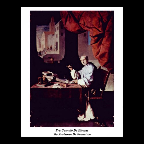 Fra Gonzalo De Illescas By Zurbaran De Francisco Posters