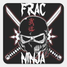 Frac ninja square stickers