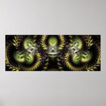 Fracamaska Fractal Poster