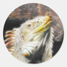 Fracguana gear round sticker