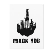 Frack You Postcard